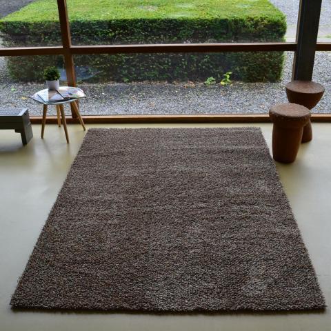 Quartz 067101 Shaggy Wool Designer Rugs by Brink and Campman