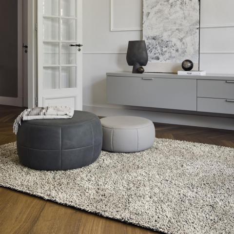 Quartz 067104 Shaggy Wool Designer Rugs by Brink and Campman