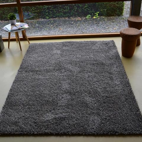 Quartz 067105 Shaggy Wool Designer Rugs by Brink and Campman