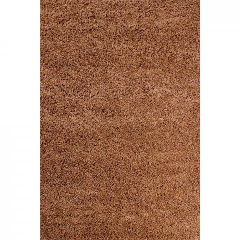 Retro Plain Shaggy Rugs in Beige