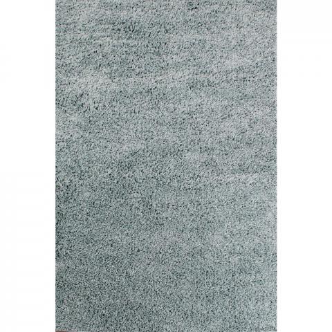 Retro Plain Shaggy Rugs in Duck Egg