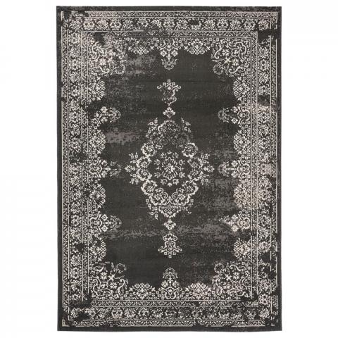 Revive Rugs RE03 in Charcoal