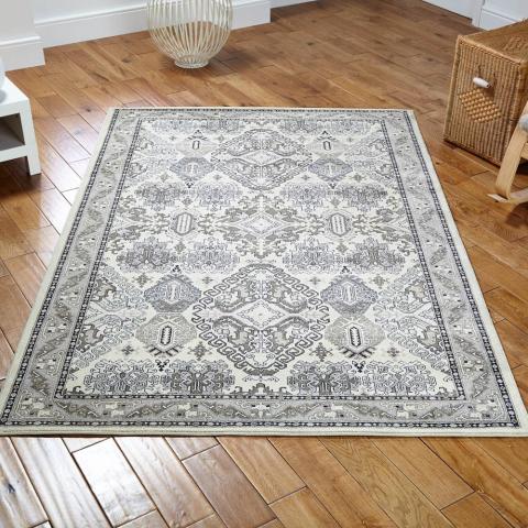 Richmond Rug 70W in Cream and Grey