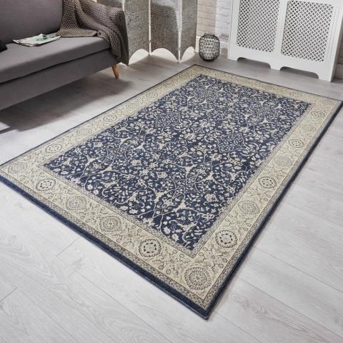 Richmond Rugs 1Z in Navy Blue