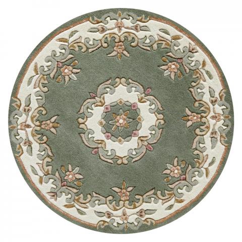 Royal Aubusson Circular rugs in Green