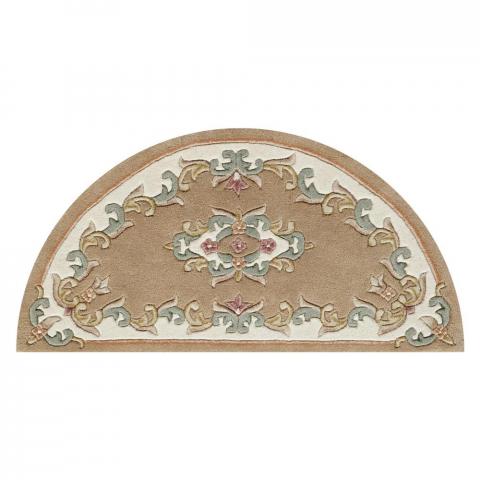 Royal Aubusson Half Moon rugs in Beige