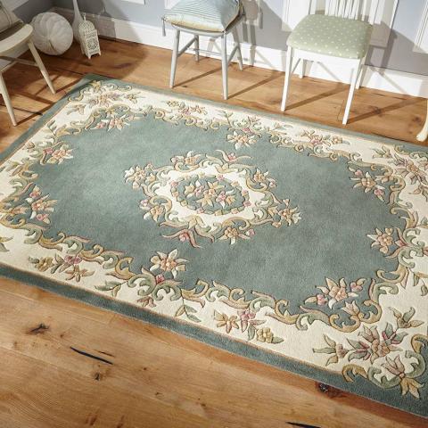 Royal Aubusson Rug Green 