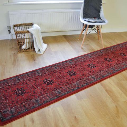 Royal Kashqai Hallway Runners 4302 300 in Red