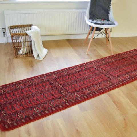 Royal Kashqai Hallway Runners 4346 300 in Red