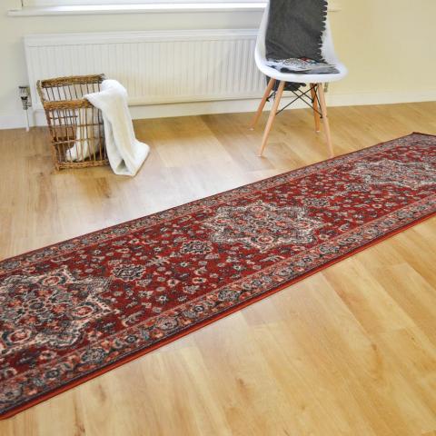 Royal Kashqai Hallway Runners 4354 300 in Red