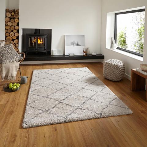 Royal Nomadic 5413 Rugs in Cream Grey