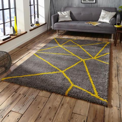 Royal Nomadic 5746 Rugs in Grey Yellow