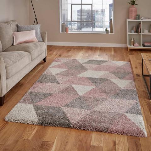 Royal Nomadic Medium Rug 7611 Rose Cream 