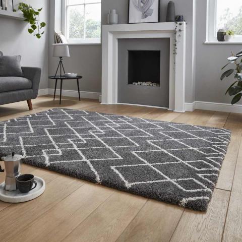 Royal Nomadic Rug A638 Grey Cream 