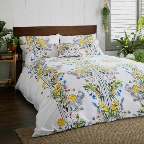 Royal Palm Floral Bedding and Pillowcase By Ted Baker in Multi