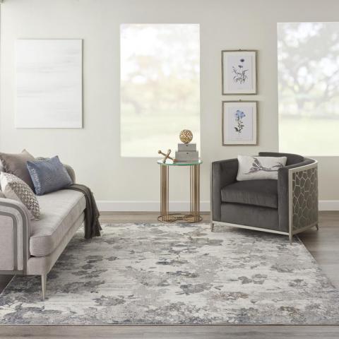 Royal Terrace Rugs KI40 in Ivory Grey