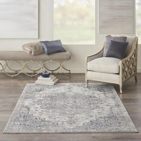 Royal Terrace Rugs KI44 in Beige Blue