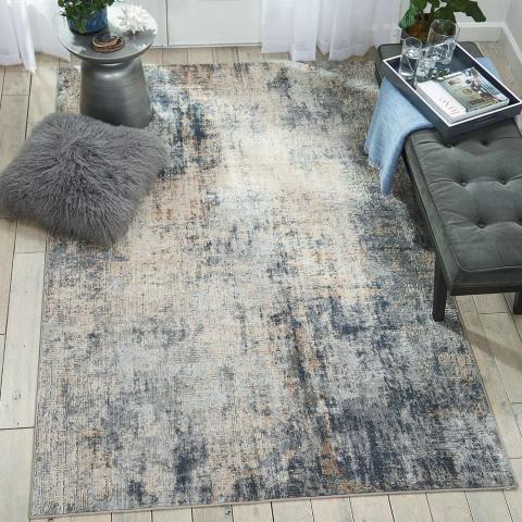 Rustic Textures Rug Grey Beige RUS01 