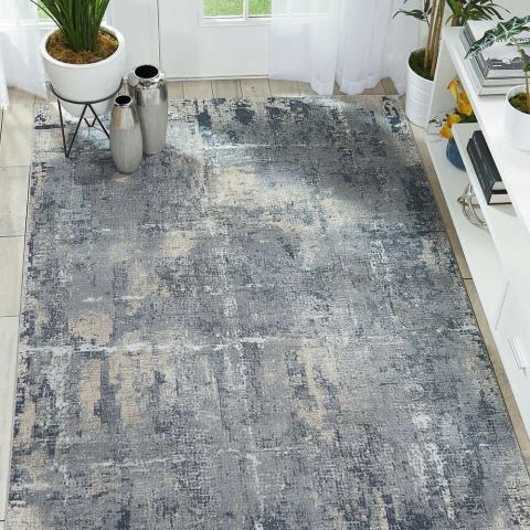 Rustic Textures Rug Grey Beige RUS06 