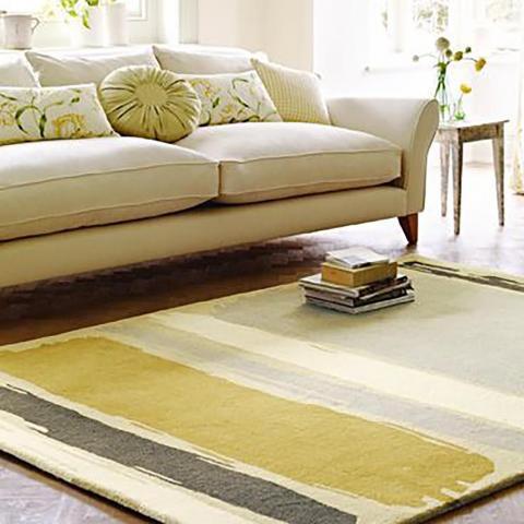 Sanderson Abstract Rugs 45401 in Linden Silver