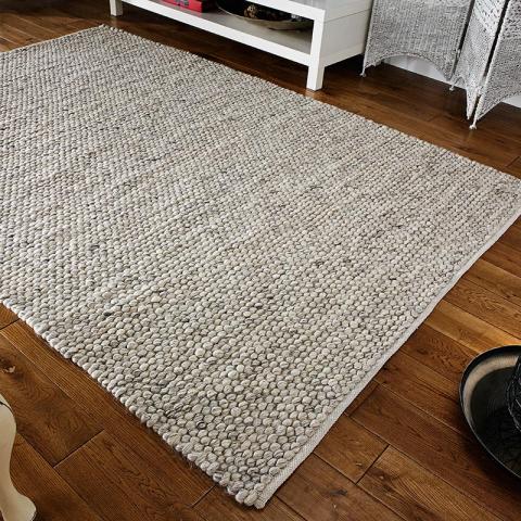 Savannah Chunky Grey Rug 