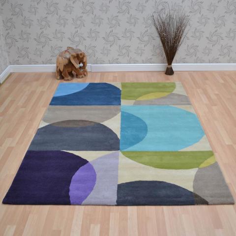 Scion Kaleido Rugs 26008 in Marine