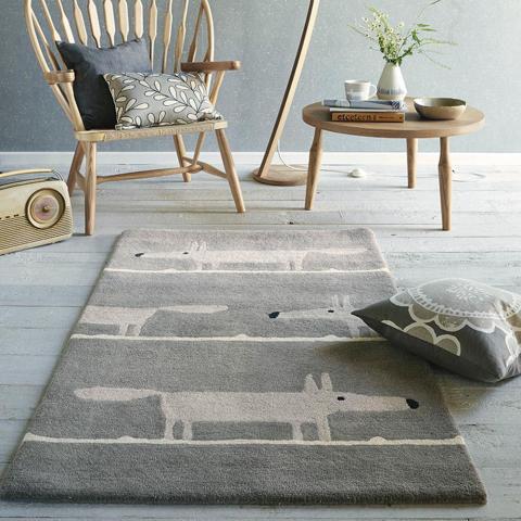 Scion Mr Fox Rugs 25304 Silver