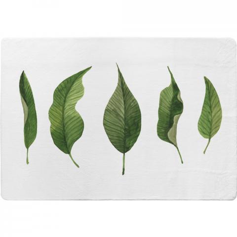 Selection Of Leaves Designer Rug - Green / 150cm