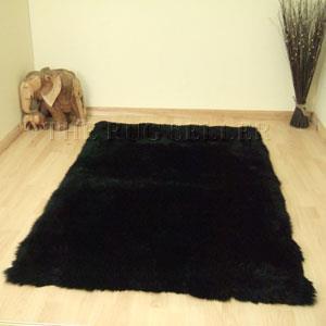 Sheepskin Rugs in Black