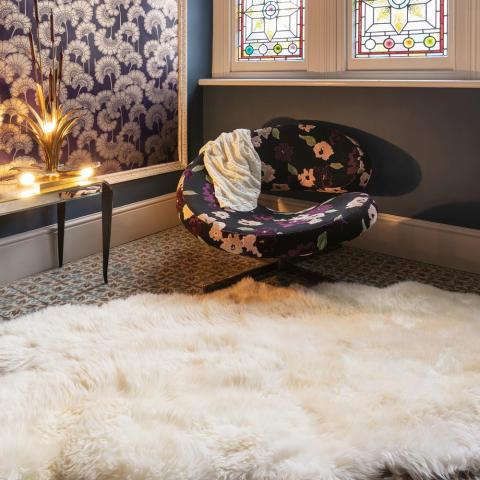 Sheepskin Rugs in White