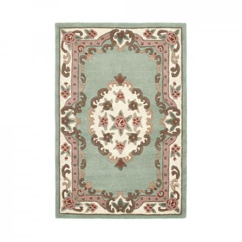 Shensi Traditional Wool Rugs in Green