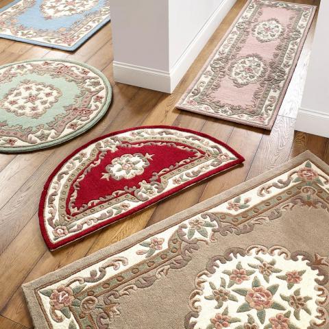 Shensi Traditional Wool Rugs in Beige