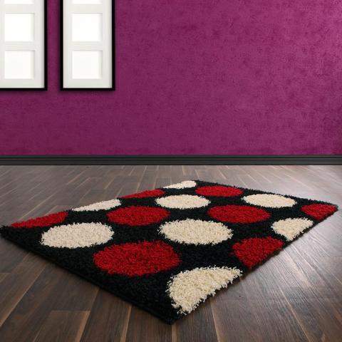 Sienna Jupiter Rugs in Red