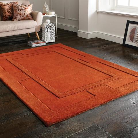 Sierra Apollo Rugs in Rust