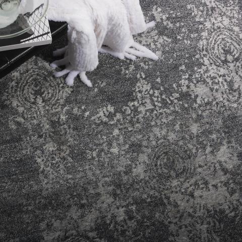 Silk Shadows Rugs SHA14 in Graphite