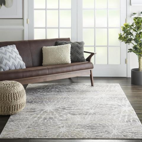 Silky Textures Rugs SLY07 by Nourison in Ivory Beige