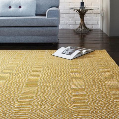 Sloan Rug Mustard Colour 