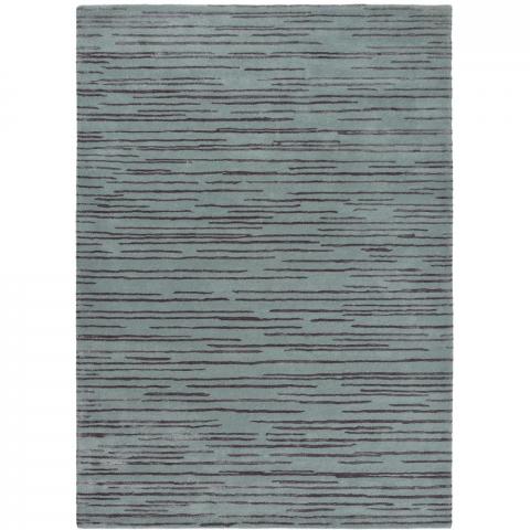 Slub Rugs 039405 in Charcoal by Florence Broadhurst