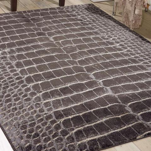 Snakeskin Maxell Rug MAE09 Charcoal 