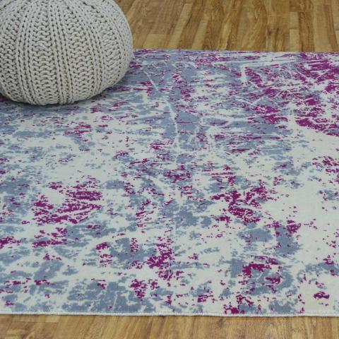 Spontaneous Rug in Pink Grey and Cream