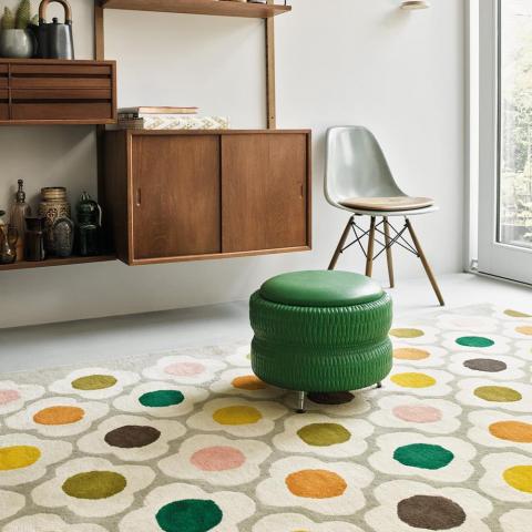 Spot Flower Rugs 60404 in Multi by Orla Kiely