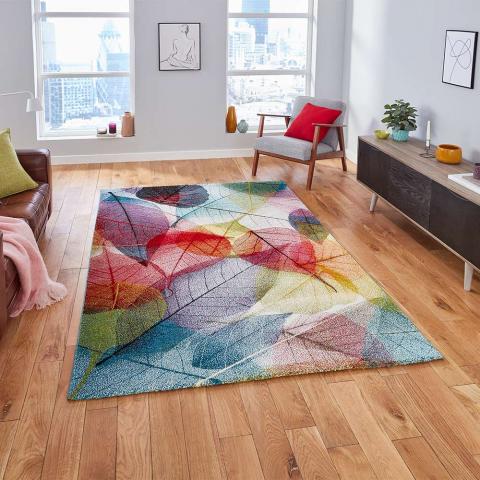 Sunrise 22368 Multi Coloured Floral Rug 