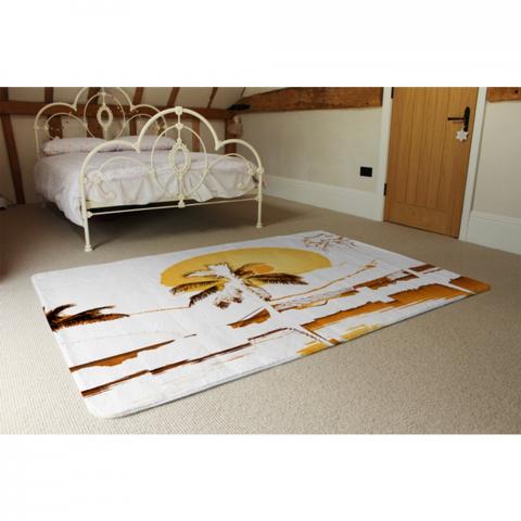 Sunset Designer Rug - Orange / 230cm