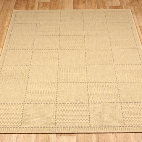 Super Sisalo Anti Slip Kitchen Rugs in Beige