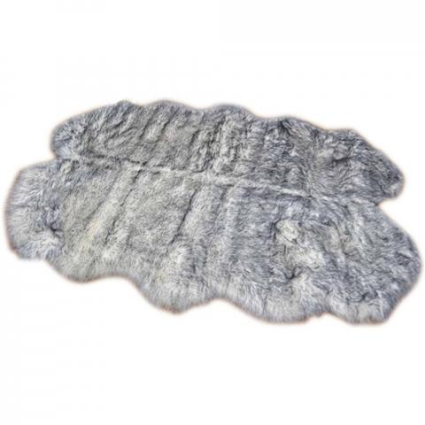 Super Soft Cloud Shape Shaggy Room Carpet Decor Rug - Gradient gray