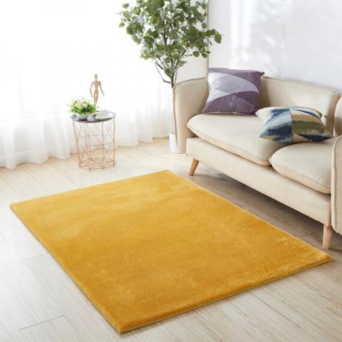 Super Soft Rug - Ochre / 120cm