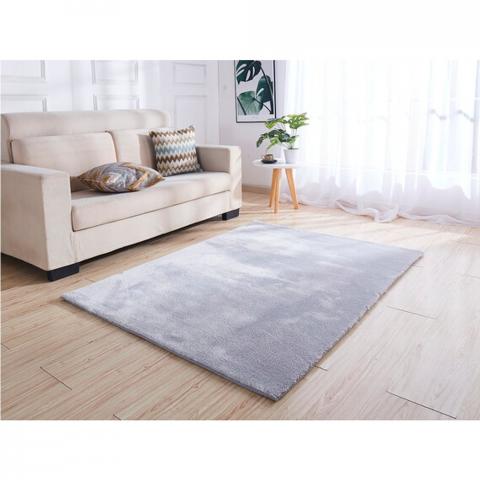 Super Soft Rug - Silver / 120cm