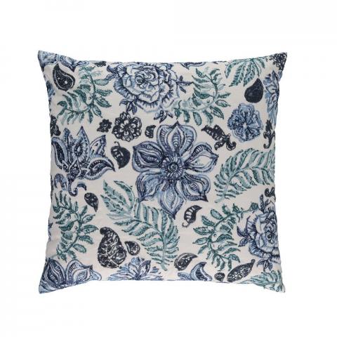 Surekha Cushion by William Yeoward in Marine