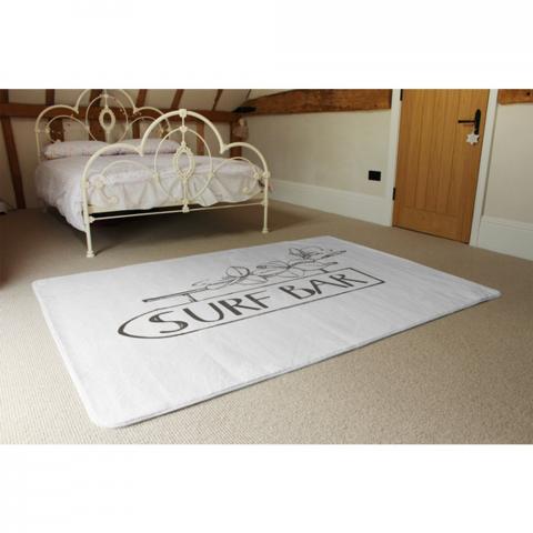 Surf Bar Designer Rug - White / 230cm