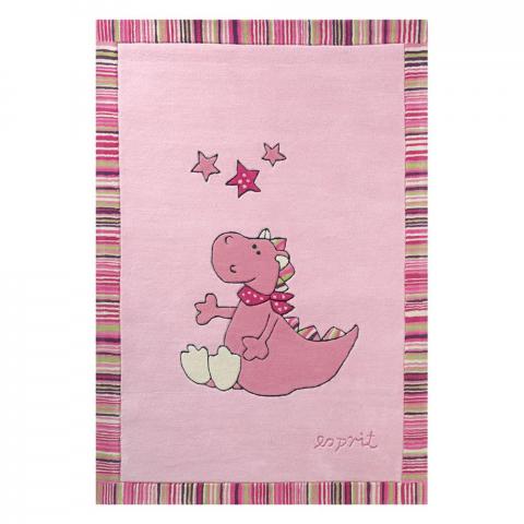 Sweet Dragon Rugs 504 01 by Esprit in Pink